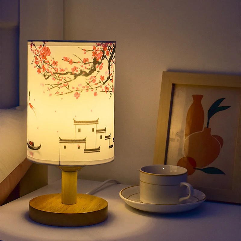 Desk Setup White - Lámparas de mesa LED decoración flor