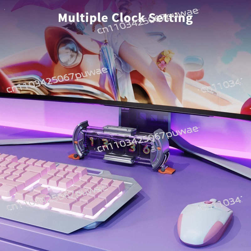 Desk Setup Youtube - Reloj de Tubos Nixie con Pantalla