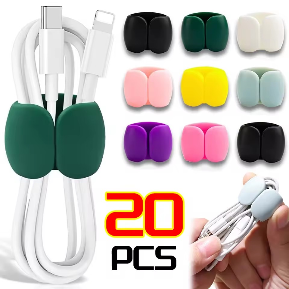 Headphone Hook Under - Organizador de cables multifunción, soporte USB,