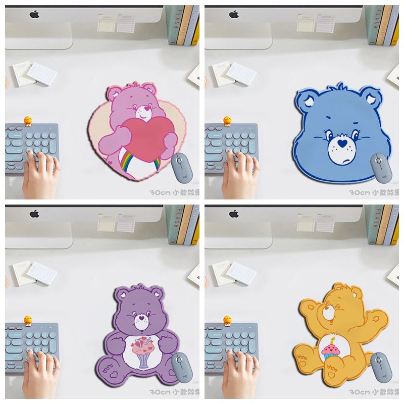 Desk Setup Cute - Alfombrilla de ratón con dibujos animados