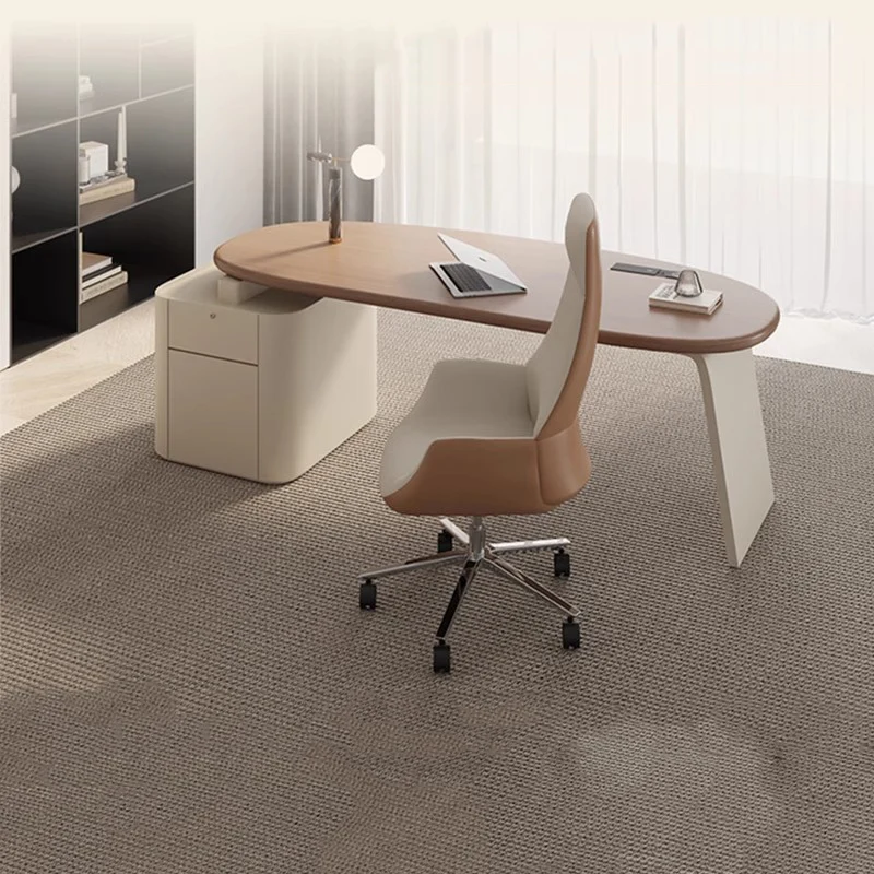 Desk Setup L Shaped - Mesa para portátil para dormitorio, archivadores,