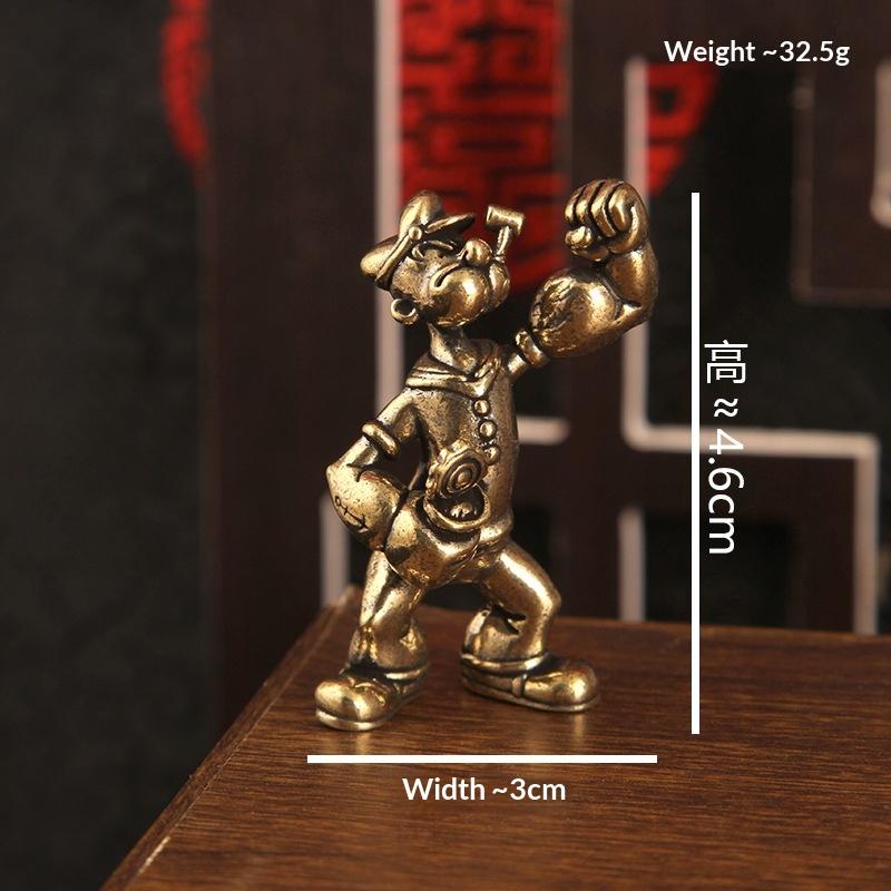 Desk Setup At Home - △ Figura de Popeye el marinero,