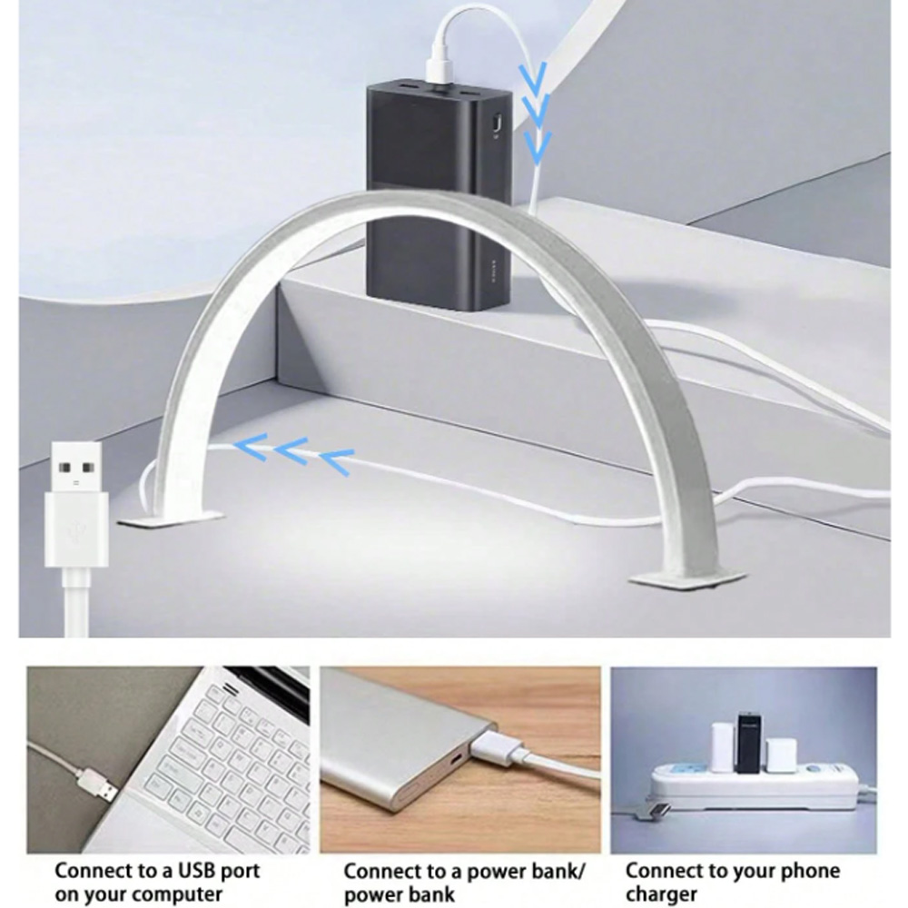 Desk Setup Room - Lámpara de uñas LED USB 5V