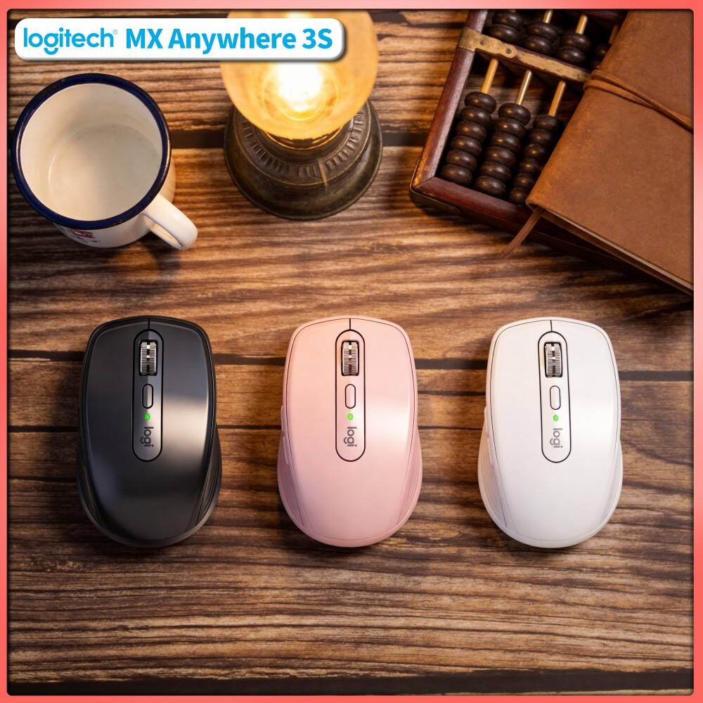 Desk Setup For Work - Ratón MX Anywhere 3S Premium -