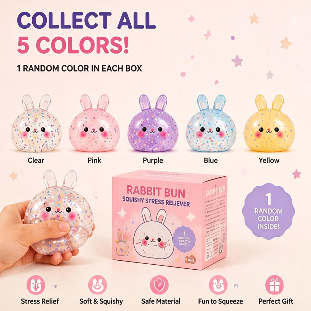 ASMR Tacky Texture Kawaii Bunn - Desk Setup Asmr reseña y precio