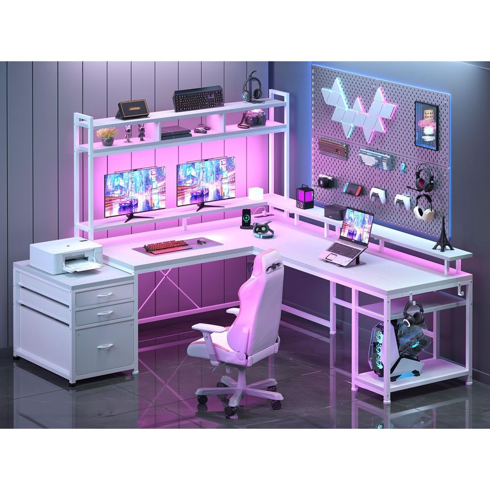 Escritorio en Forma de L de 10 - Desk Setup L Shaped reseña y precio