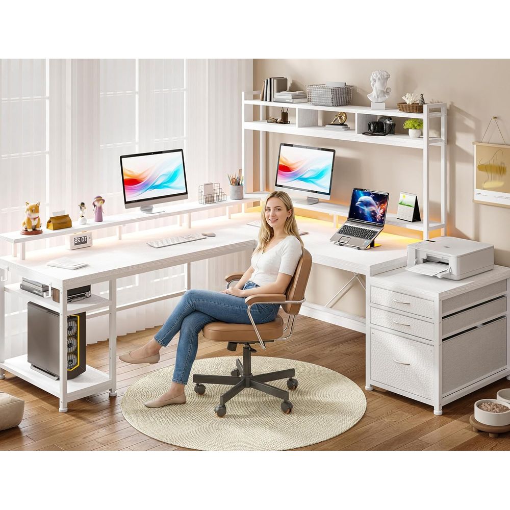 Escritorio en Forma de L de 10 - Desk Setup L Shaped reseña y precio