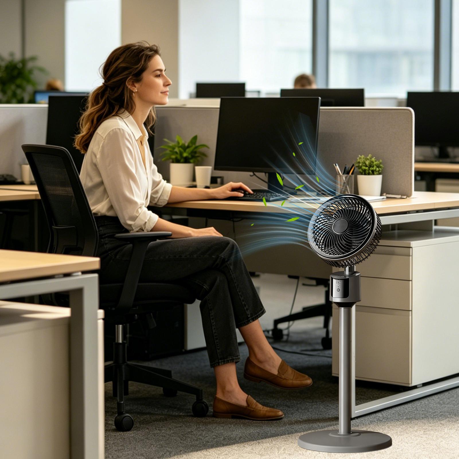 Nuevo ventilador portátil pleg - Desk Setup Home reseña y precio