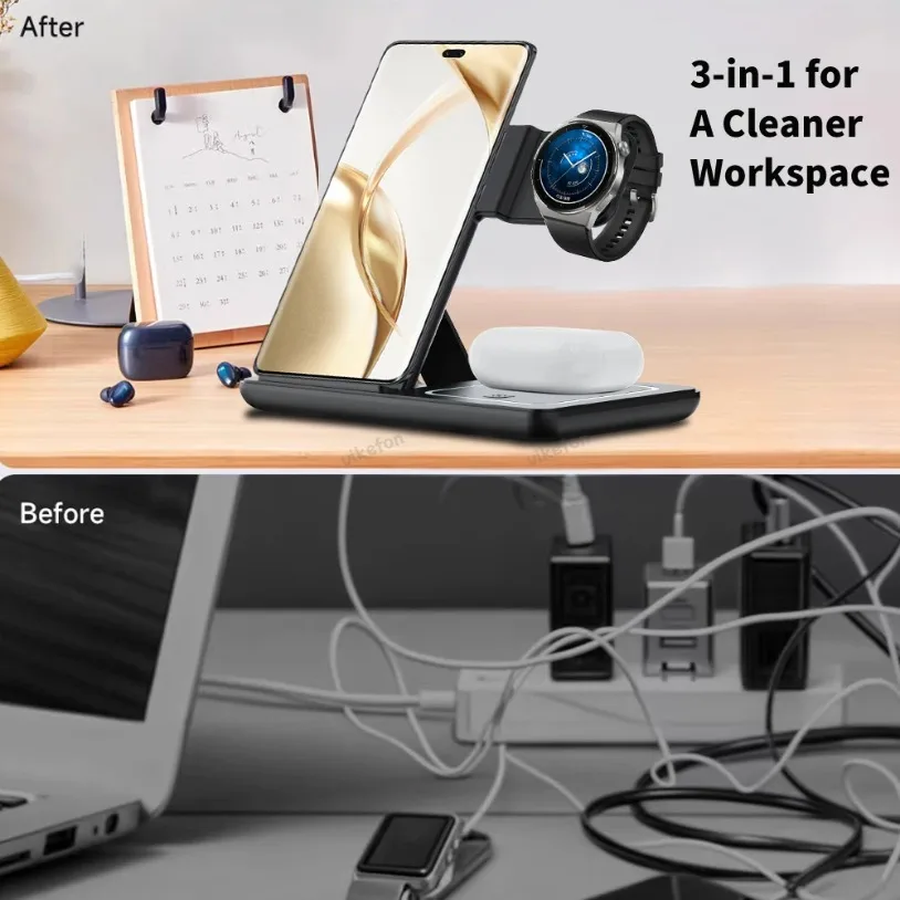 Soporte de escritorio con carg - Desk Setup Apple reseña y precio