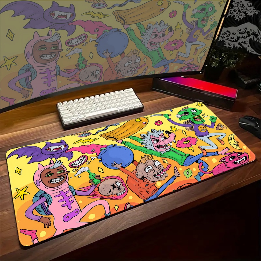 Alfombrilla de ratón con diseñ - Desk Setup With Plants reseña y precio