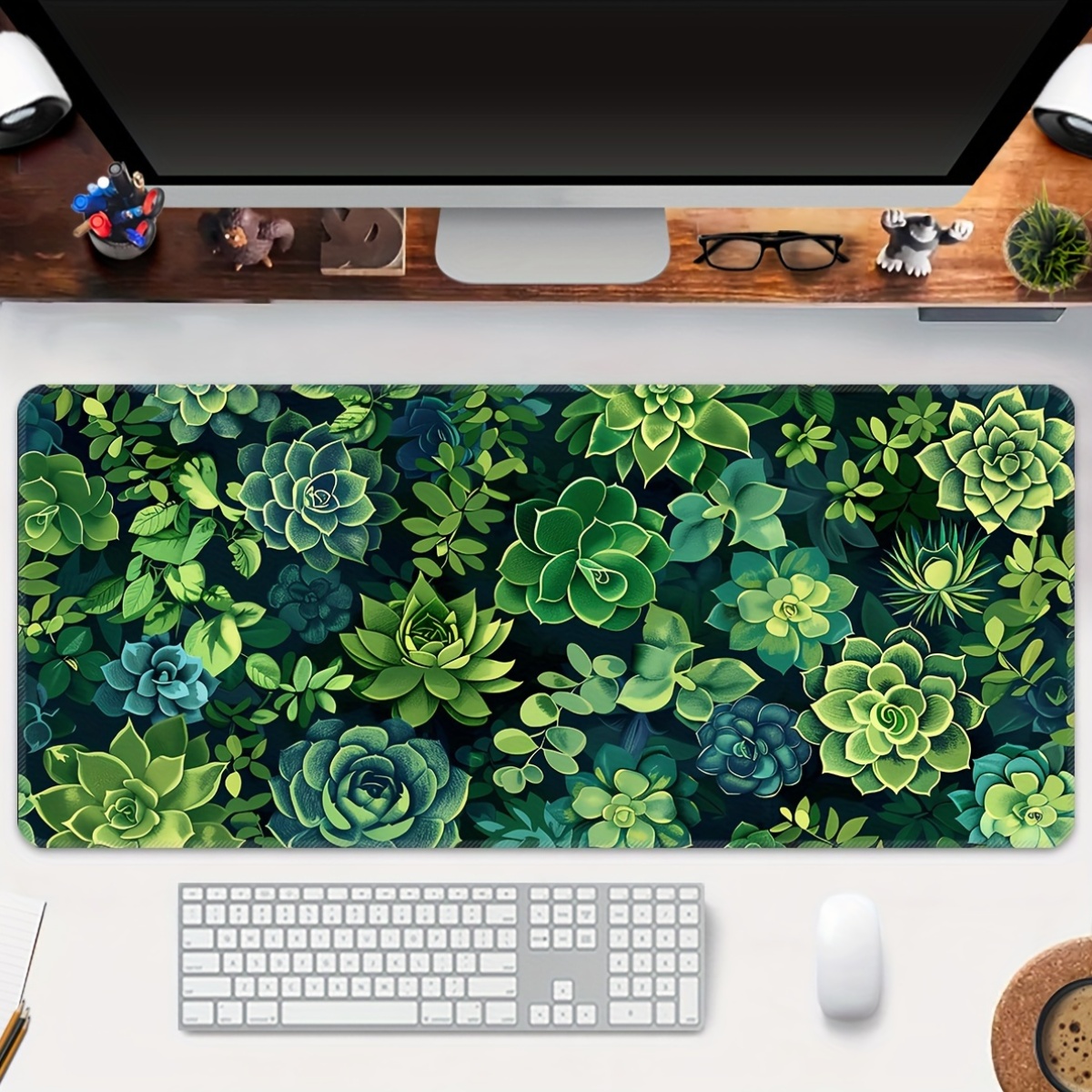 Alfombrilla de Ratón para Jueg - Desk Setup With Plants reseña y precio
