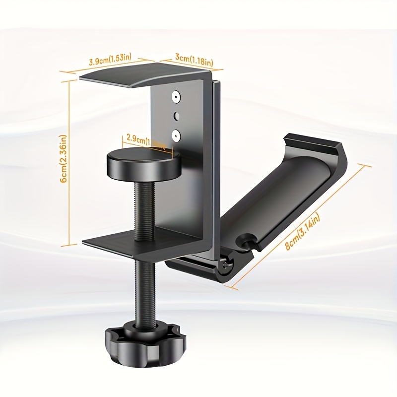 Soporte plegable de aluminio p - Headphone Hook Under reseña y precio