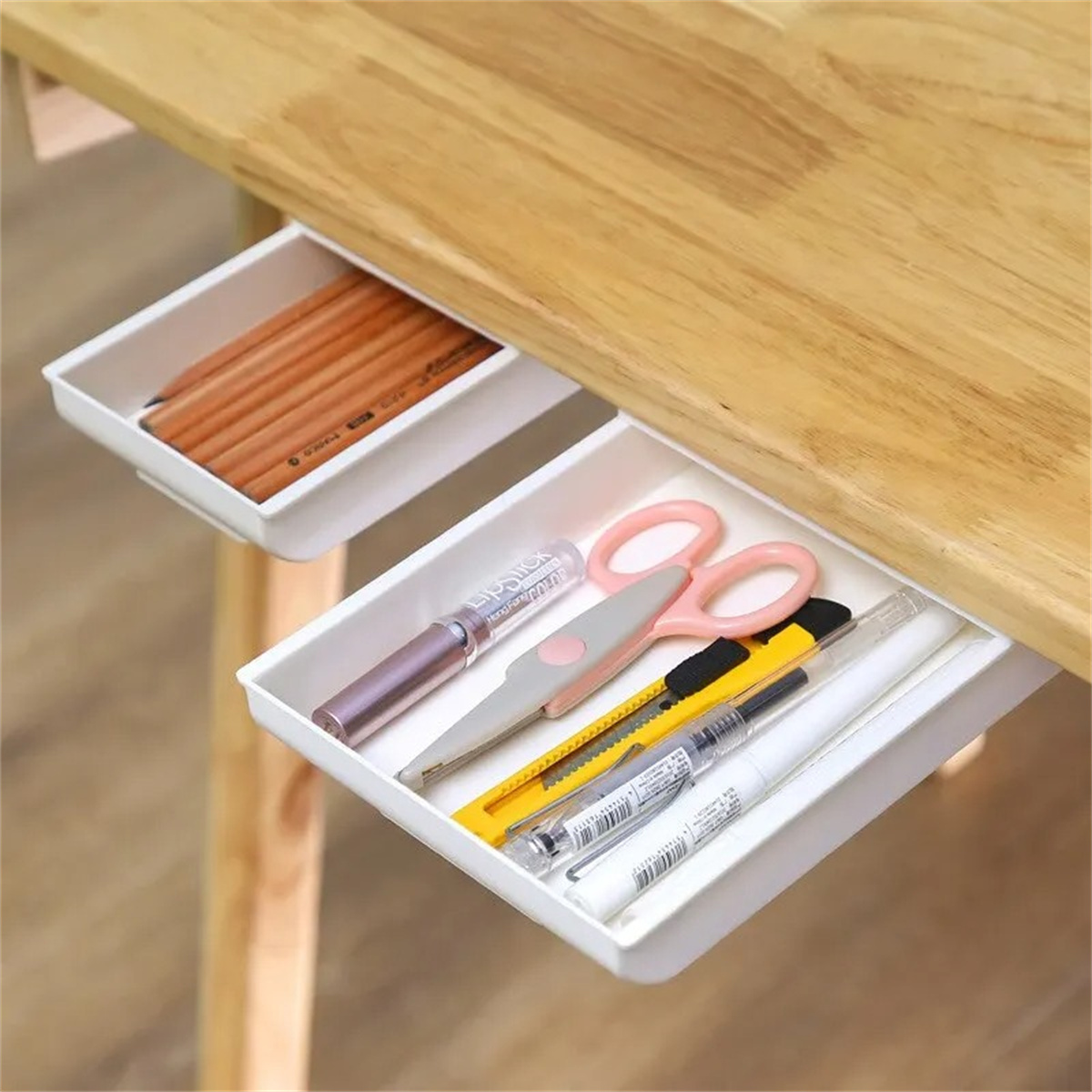Caja de almacenamiento autoadh - Desk Setup White reseña y precio