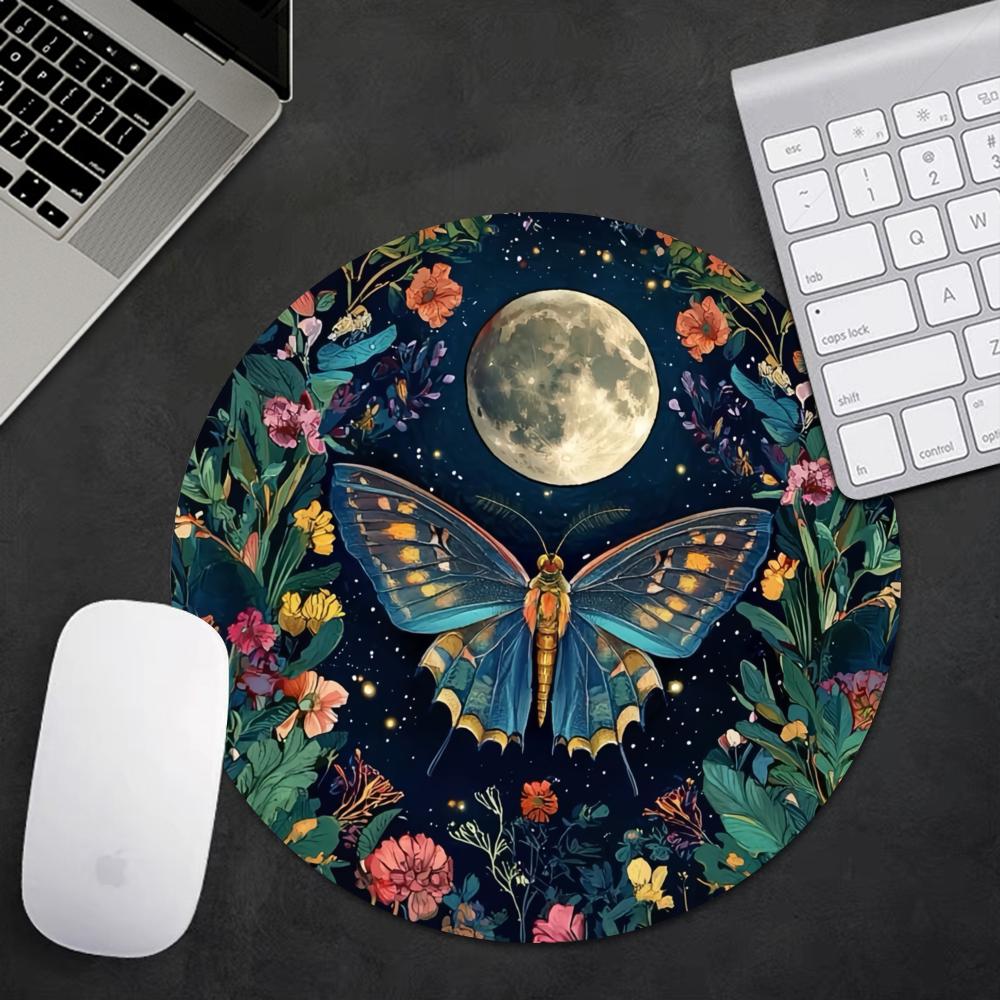 Alfombrilla redonda para ratón - Desk Setup With Plants reseña y precio
