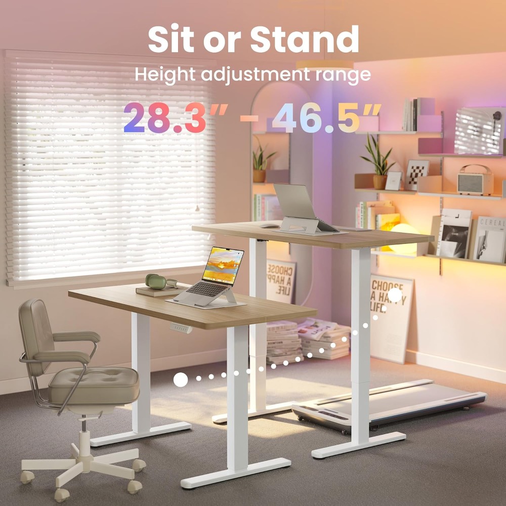 Escritorio Eléctrico Pequeño d - Desk Setup L Shaped reseña y precio