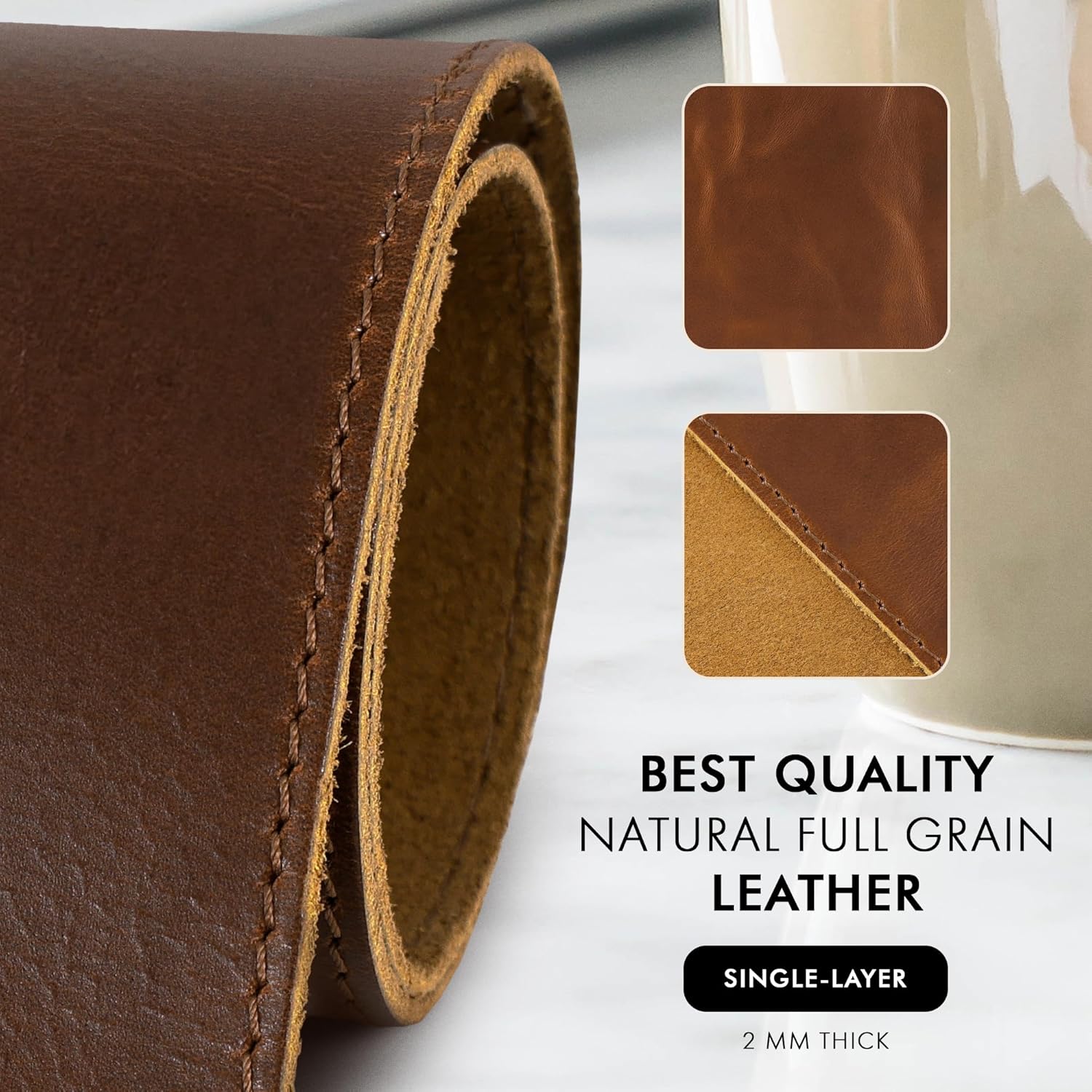 Tapete de Escritorio de Cuero  - Desk Pad Leather Large reseña y precio