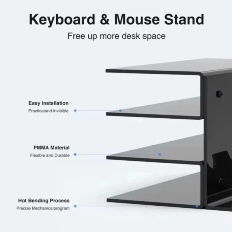 Soporte para teclado, estante  - Desk Setup Home reseña y precio