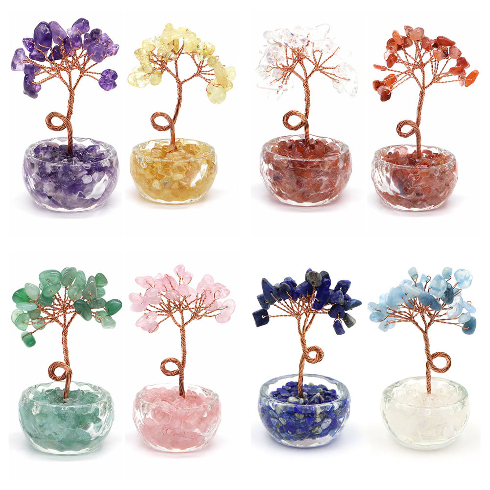 Árbol de la Suerte de Cristal  - Desk Setup Room reseña y precio