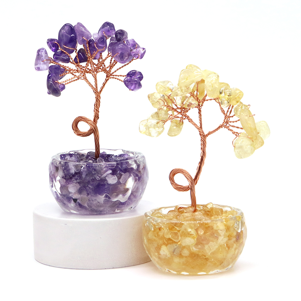 Árbol de la Suerte de Cristal  - Desk Setup Room reseña y precio