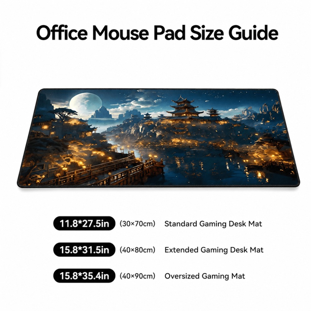 Tapete de mesa alargado con es - Desk Setup For Work reseña y precio