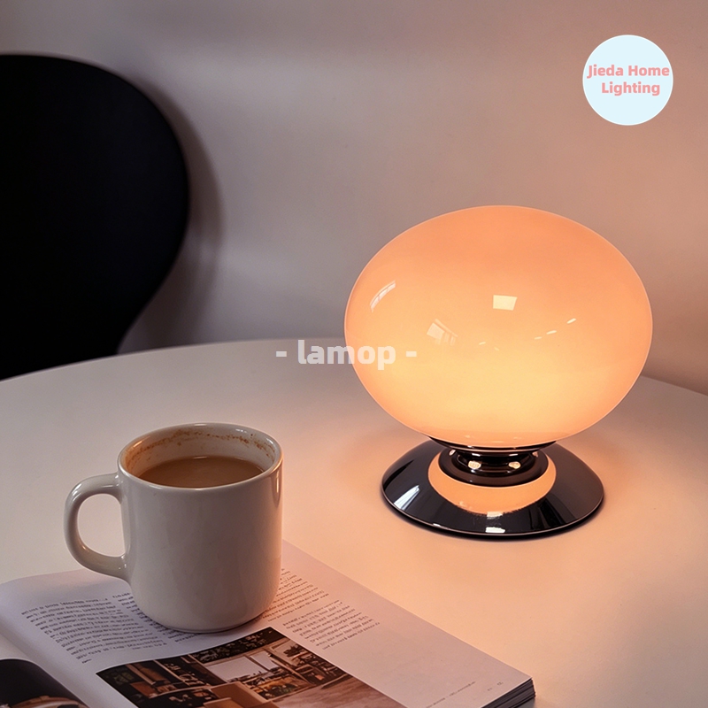 Lámpara de Mesa de Cristal con - Desk Setup White reseña y precio
