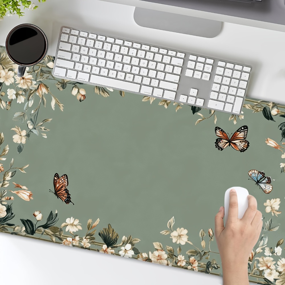 Tapete para mesa con diseño de - Desk Setup With Plants reseña y precio