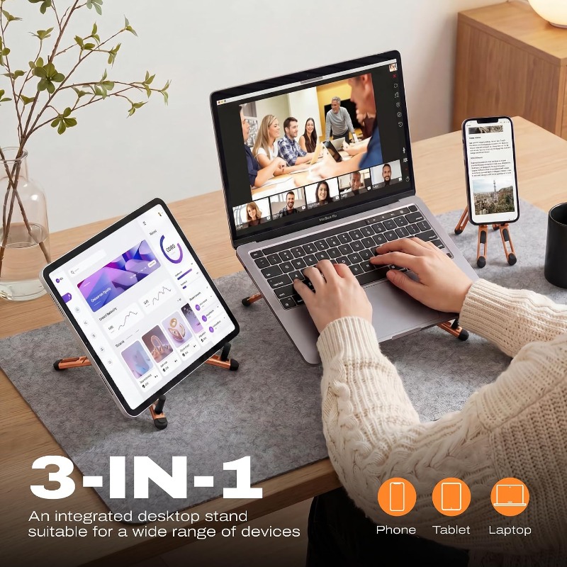 Soporte Magnético Plegable 3 e - Desk Setup Home reseña y precio