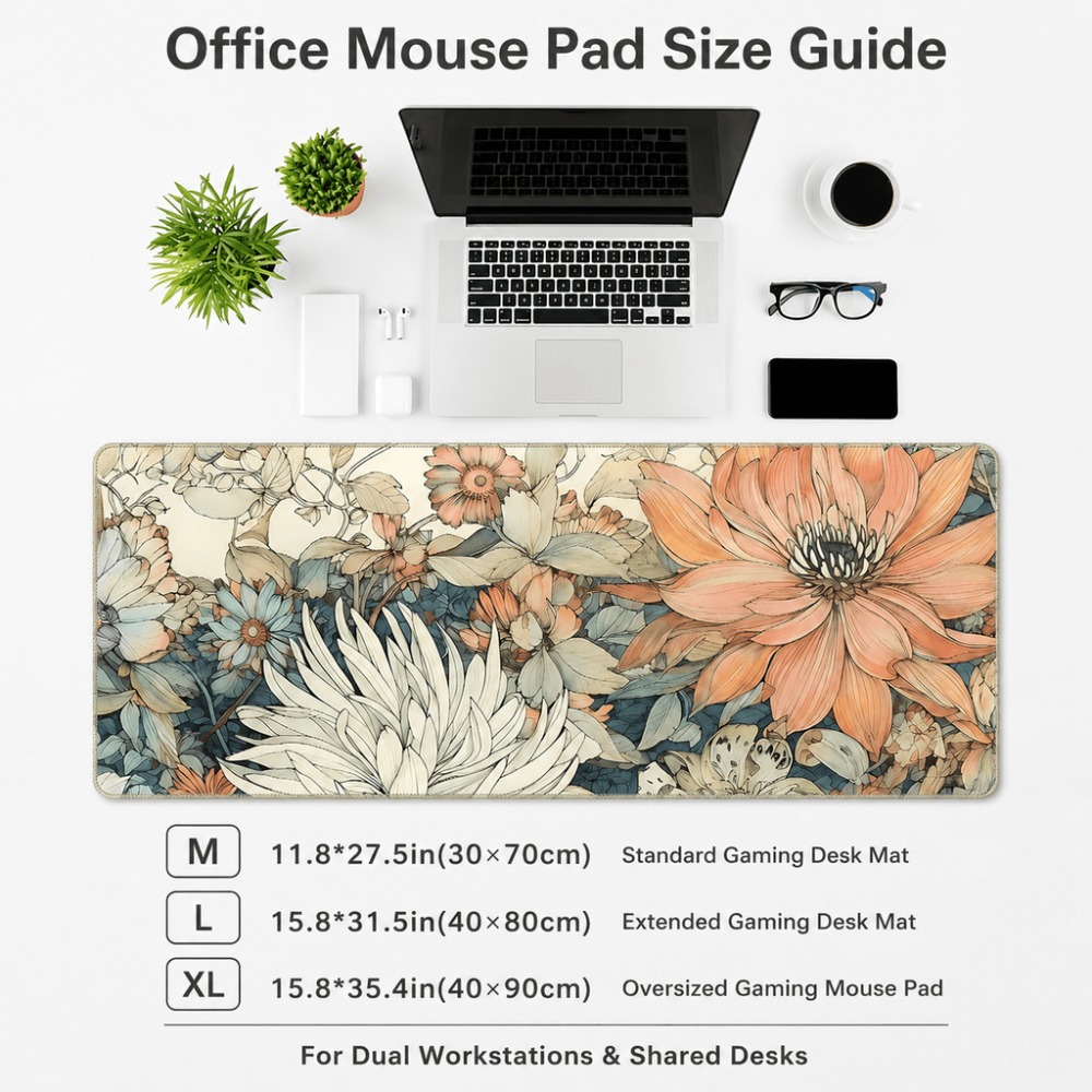 Mantel individual retro floral - Desk Setup For Work reseña y precio