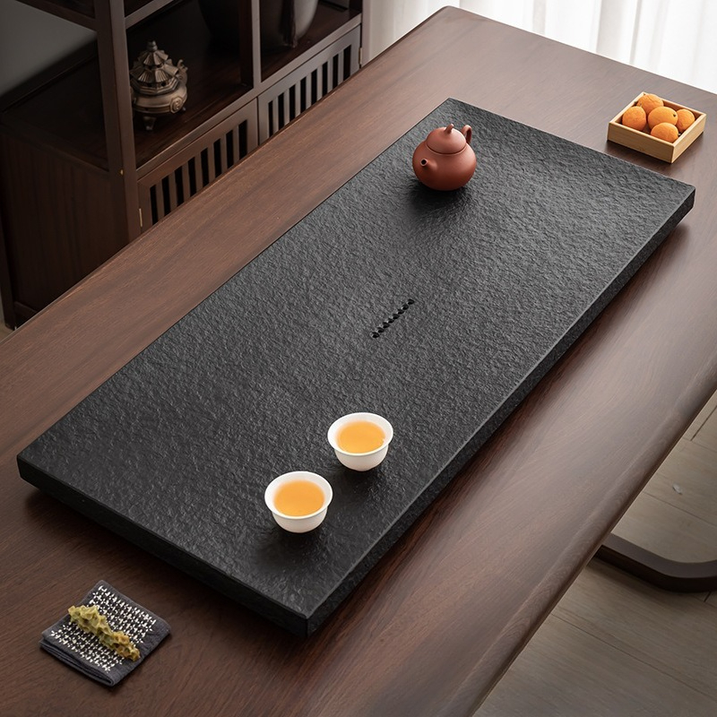 Bandeja de Té de Piedra Negra  - Desk Setup At Home reseña y precio