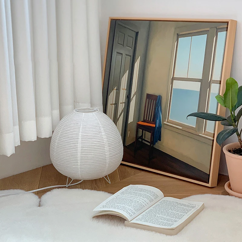 Linterna de papel de arroz jap - Desk Setup White reseña y precio