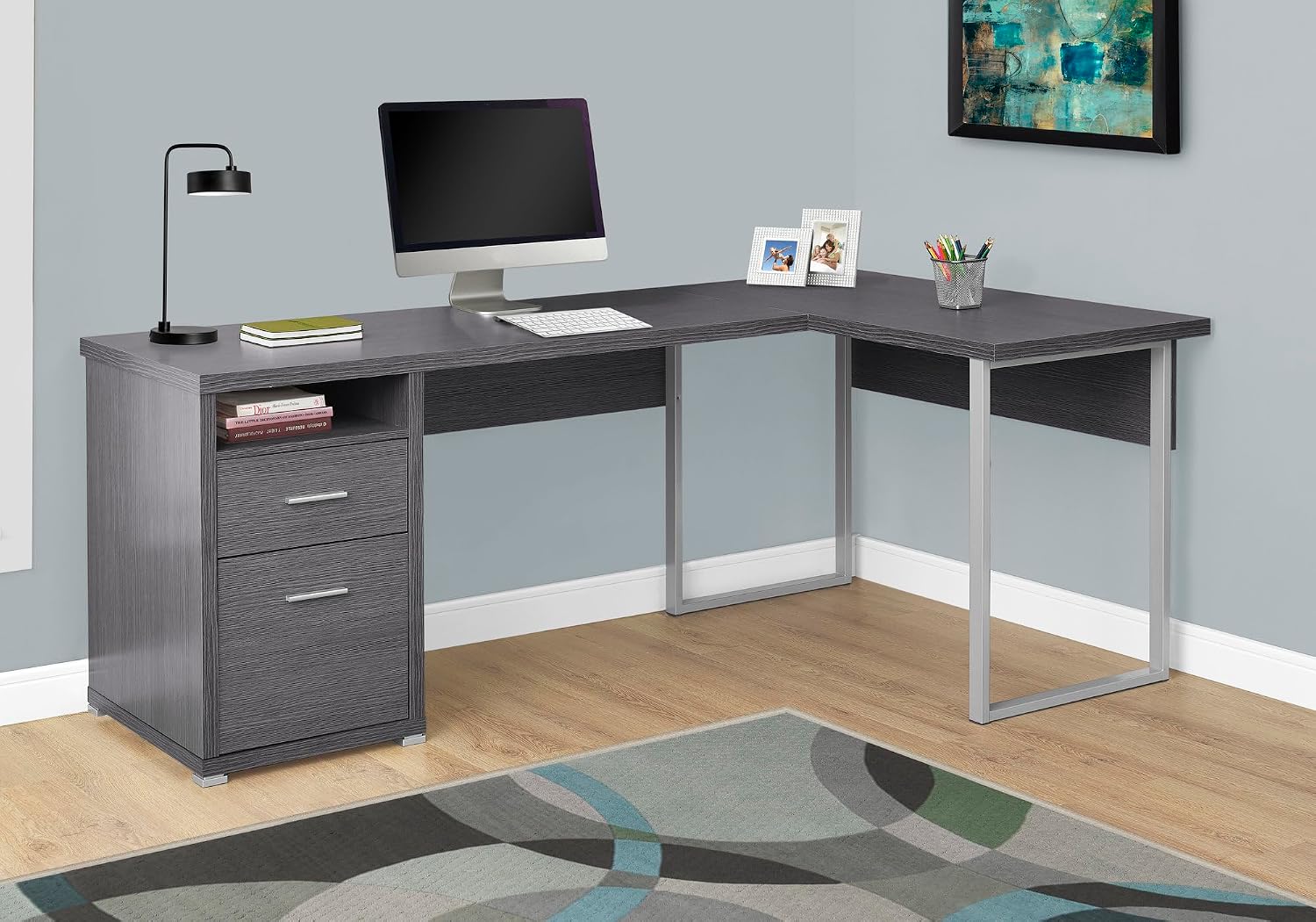 Escritorio para Computadora I  - Desk Setup L Shaped reseña y precio