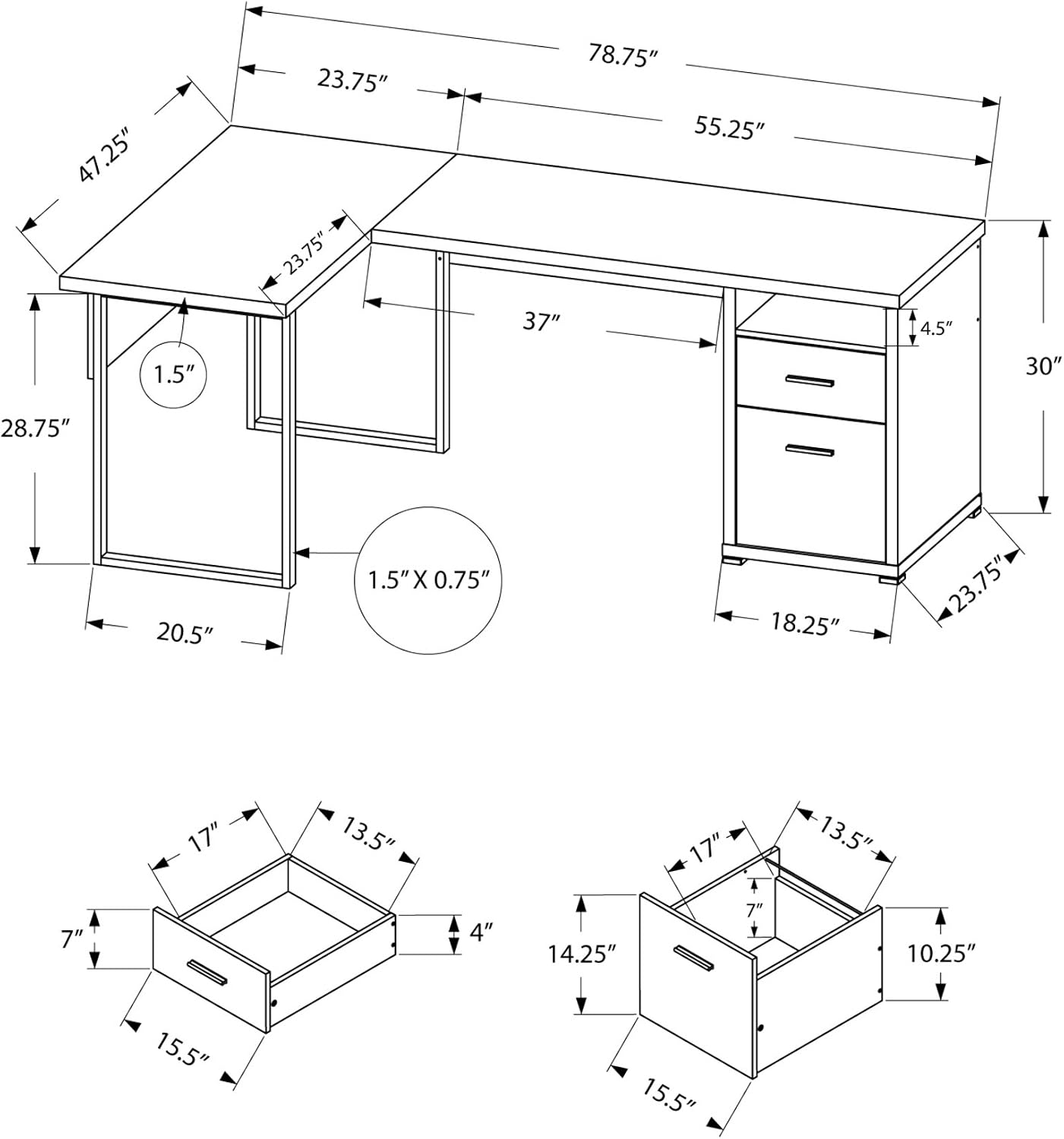 Escritorio para Computadora I  - Desk Setup L Shaped reseña y precio