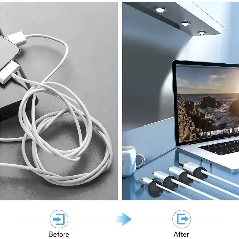 Clips para cables de pared de  - Headphone Hook Under reseña y precio