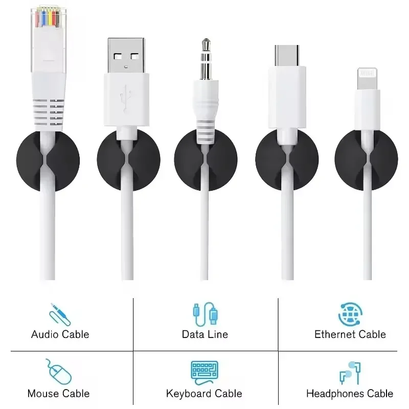 Clips para cables de pared de  - Headphone Hook Under reseña y precio