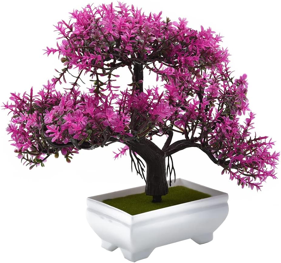Plantas artificiales bonsái, p - Desk Setup At Home reseña y precio