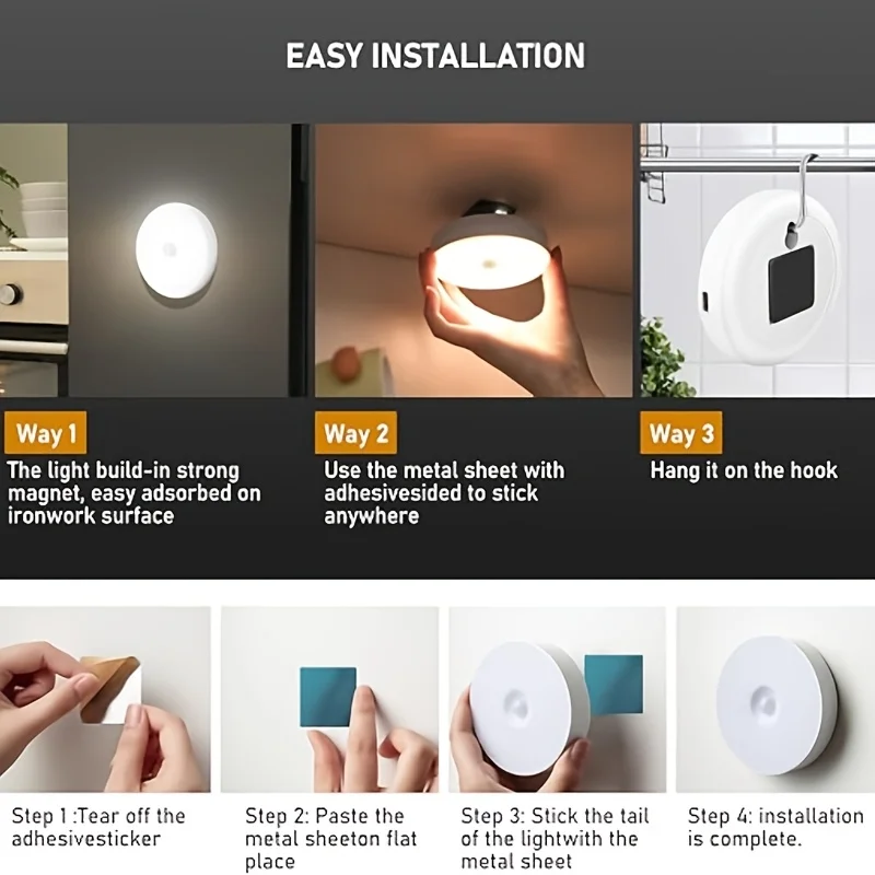 Luz nocturna con Sensor de mov - Desk Setup White reseña y precio