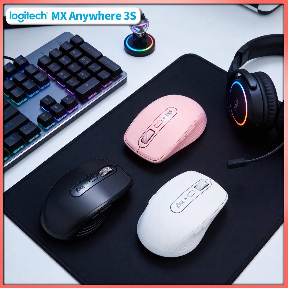 Ratón Premium MX Anywhere 3S - - Desk Setup For Work reseña y precio